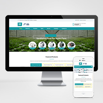 (自适应手机端)HTML5响应式英文外贸企业产品展示PHP网站建设案例 LED灯具外贸通用网站制作案例
