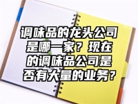 调味品的龙头公司是哪一家？现在的调味品公司是否有大量的业务？