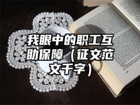 我眼中的职工互助保障（征文范文千字）