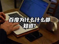 百度为什么什么都知道?