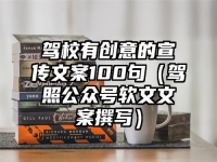 驾校有创意的宣传文案100句（驾照公众号软文文案撰写）