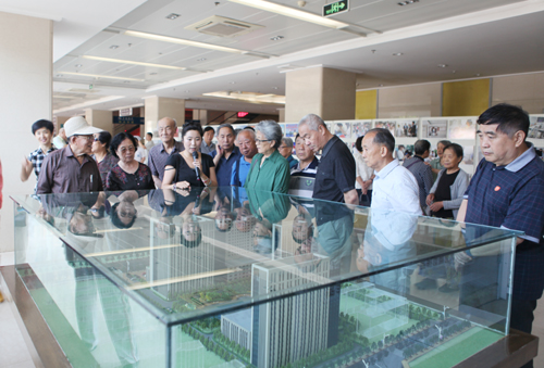 河北省和建设厅离退休老干部到我院参观体验