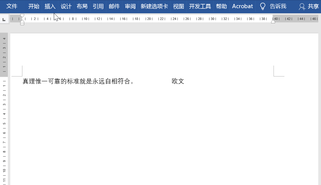 Word长横线怎么打？