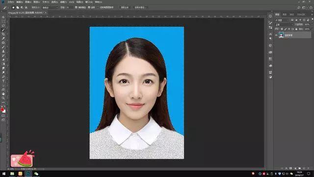 PS证件照教你如何4秒换底色，最全方法合