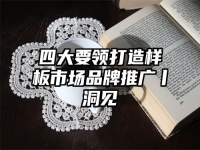 四大要领打造样板市场品牌推广丨洞见