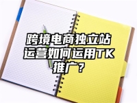 跨境电商独立站运营如何运用TK推广？