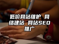 低价网站维护 网络建站 网站SEO推广