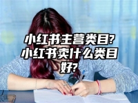 小红书主营类目?小红书卖什么类目好?