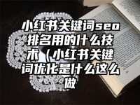 小红书关键词seo排名用的什么技术（小红书关键词优化是什么这么做