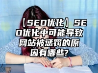 【SEO优化】SEO优化中可能导致网站被惩罚的原因有哪些?