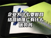 企业为什么要做网络营销推广有什么优势吗