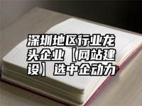 深圳地区行业龙头企业【网站建设】选中企动力