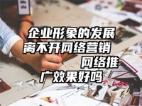 企业形象的发展离不开网络营销        网络推广效果好吗