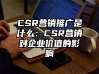 CSR营销推广是什么：CSR营销对企业价值的影响