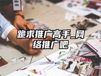 跪求推广高手_网络推广吧