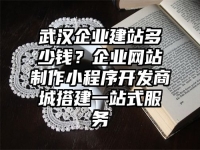 武汉企业建站多少钱？企业网站制作小程序开发商城搭建一站式服务