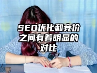 SEO优化和竞价之间有着明显的对比