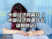 中国经济网简介（中国经济网是什么级别网站）