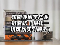 东南亚留学产业链套路（拿钱一切可以买到解密）