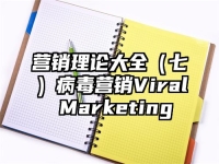 营销理论大全（七）病毒营销Viral Marketing
