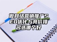 做网络营销推广SEO优化与竞价排名选哪个好