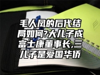 毛人凤的后代结局如何?大儿子成富士康董事长,三儿子是爱国华侨