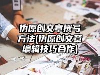 伪原创文章撰写方法(伪原创文章编辑技巧合作)