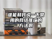 谁能和我说一下常用的网络推广的方法啊