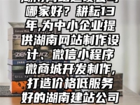 湖南网站建设公司哪家好？耕耘13年,为中小企业提供湖南网站制作设计、微信小程序微商城开发制作,打造价格低服务好的湖南建站公司!