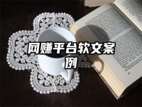 网赚平台软文案例