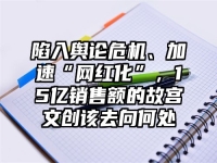 陷入舆论危机、加速“网红化”，15亿销售额的故宫文创该去向何处