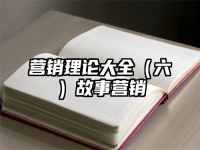 营销理论大全（六）故事营销